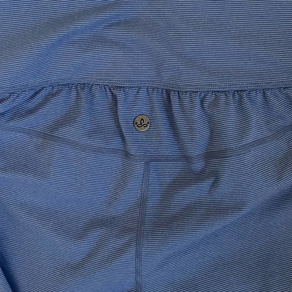 Prana Mahala Capri Joggers Leggings Blue Stripe Size Small - Picture 6 of 6